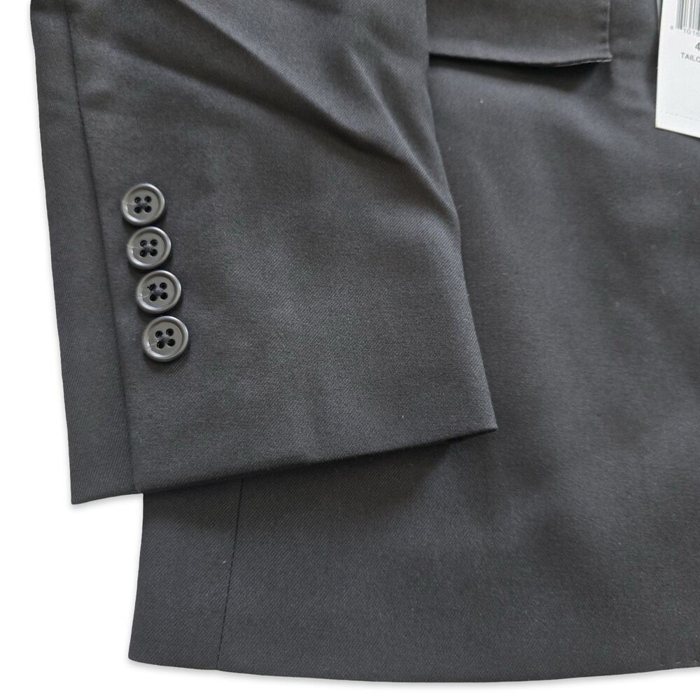 Alton Lane Black Blazer 40 Short Tailored Fit Sport Coat Map Lining NWT Mens - Picture 6 of 11
